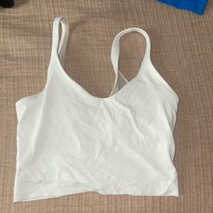 Lululemon align white v-neck tank - size 2